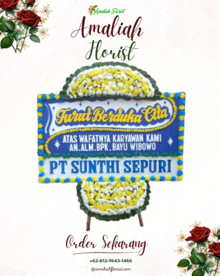 Papan Bunga Duka di 5 Ulu