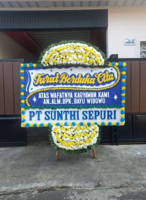 Papan Bunga Duka di 5 Ulu